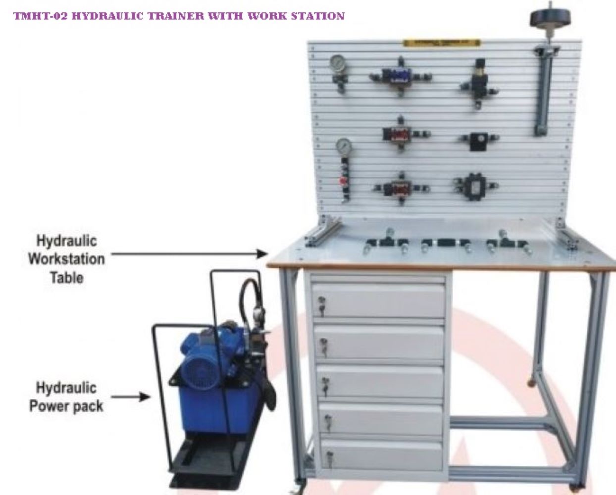 HYDRAULIC TRAINER WITH WORK STATION